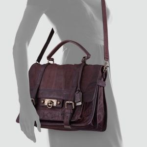 Frye Cameron Leather Satchel, Plum